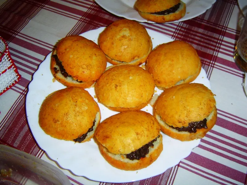 Ochíos rellenos de morcilla